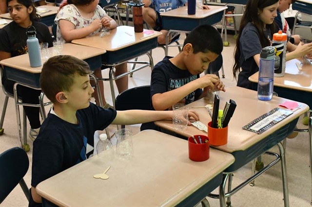 students learning about earth day