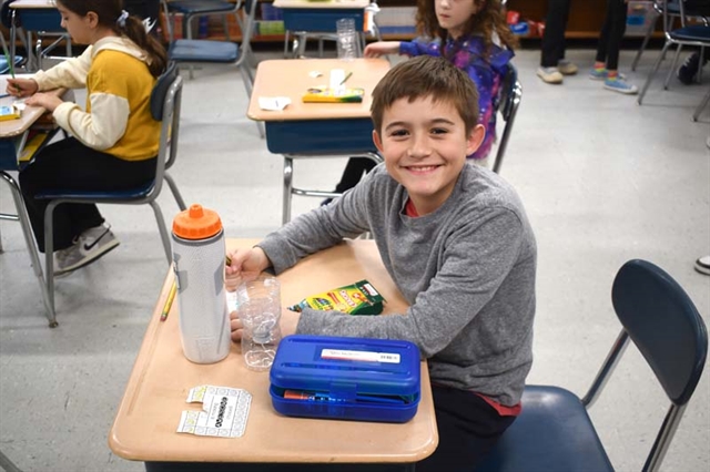 Smithtown Elementary student smiling