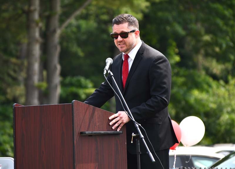 Principal Furey speaking