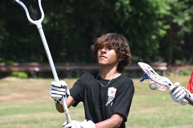 lacrosse player