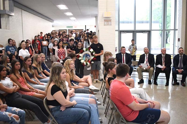 HSE students sitting