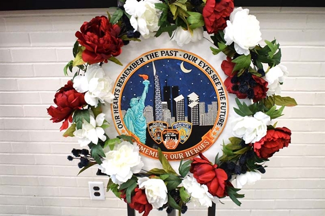 911 Memorial wreath