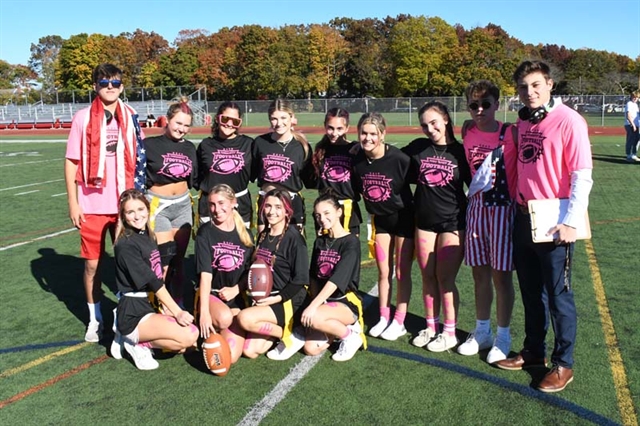 players posing for picture