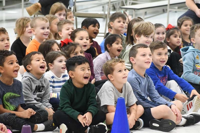 children smiling