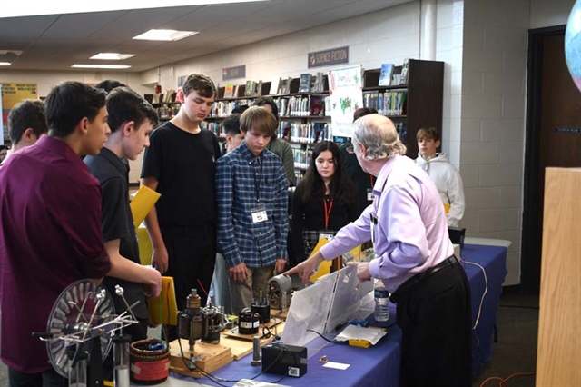 Students at the IAB STEM conference