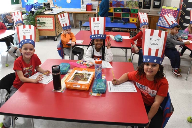 Students smiling for picture