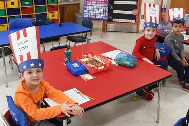 Students smiling for picture