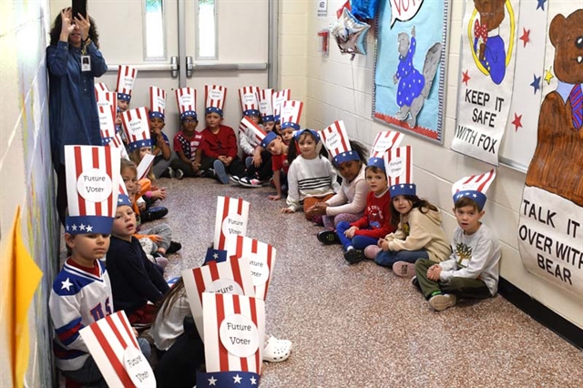 Students smiling for picture