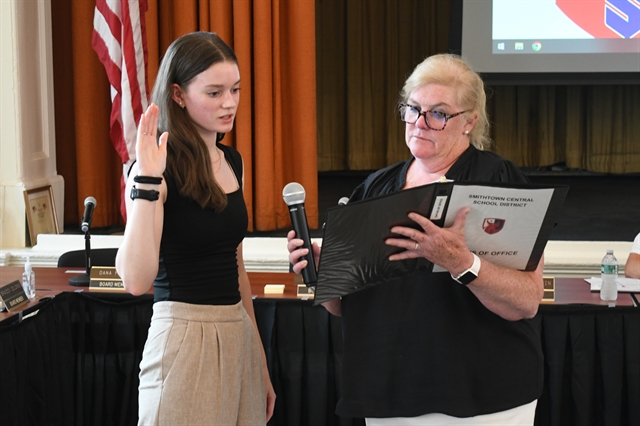 Madelyn swearing in