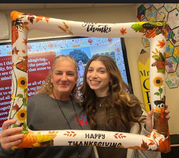 Teacher and student picture