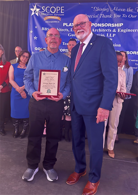 George Maier posing for picture