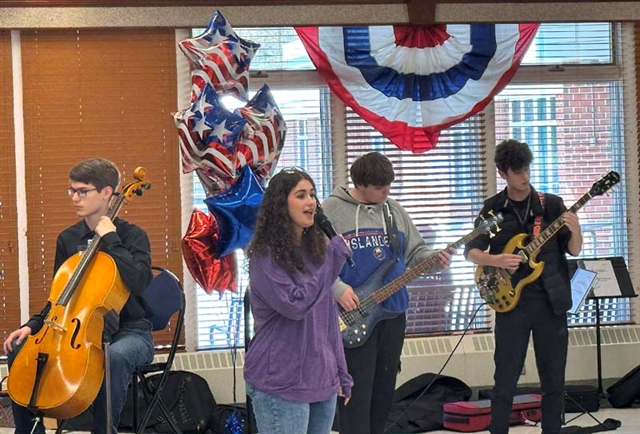Musicians performing