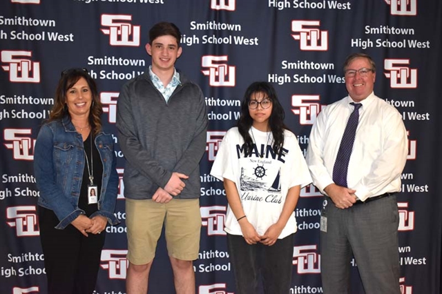 Students posing for picture