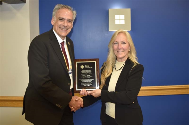 Maria and ACS President Elect, Rigoberto Hernandez