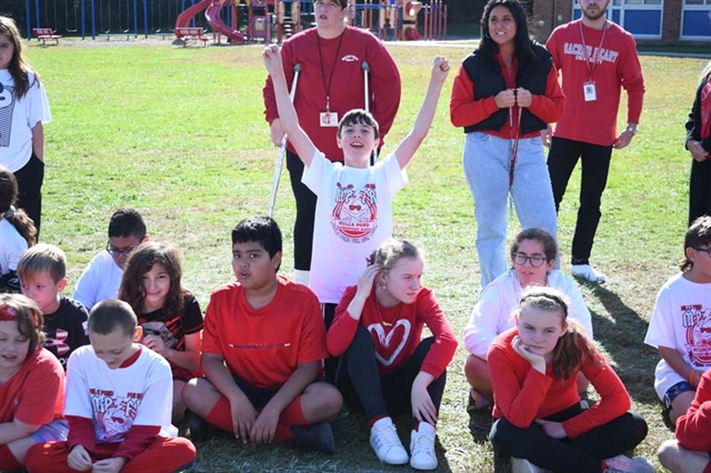 Child cheering