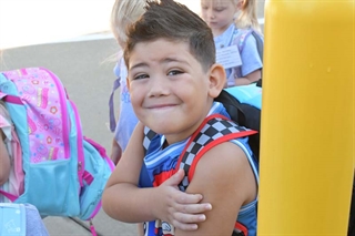 students smiling