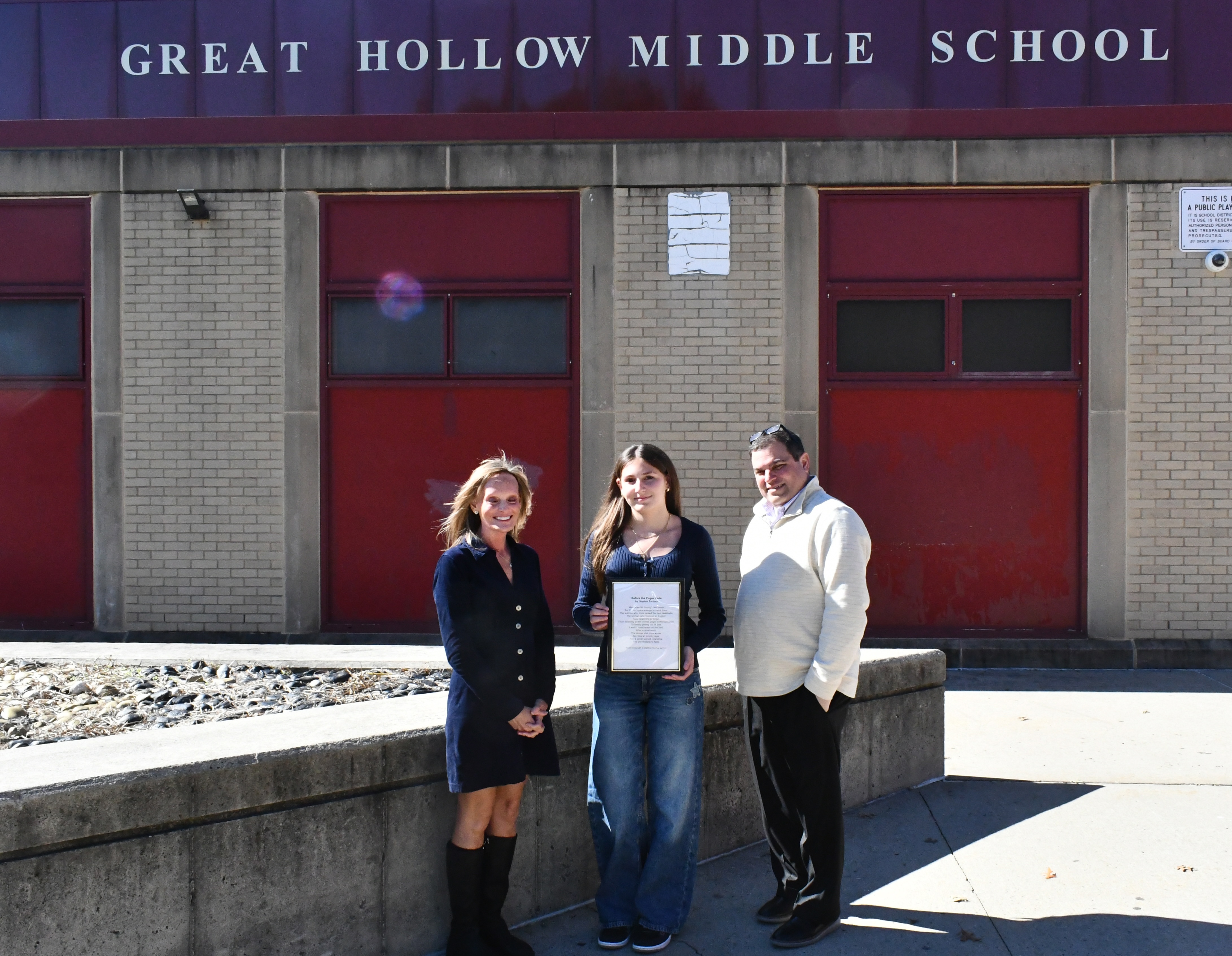 Victoria Wanser, Sophia and Principal Scomillio