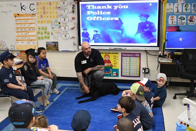 Police officer and K9