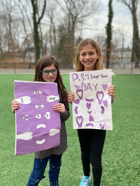 Students posing for picture