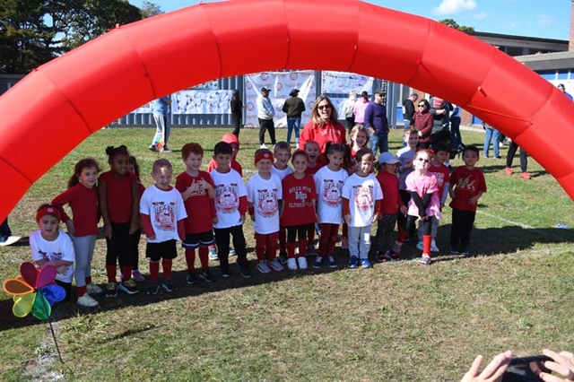 children posing for picture