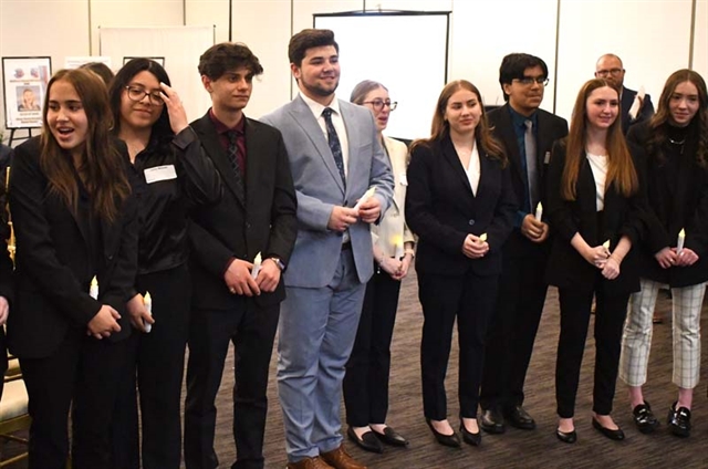 students posing for picture