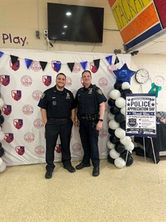 Officers posing for picture