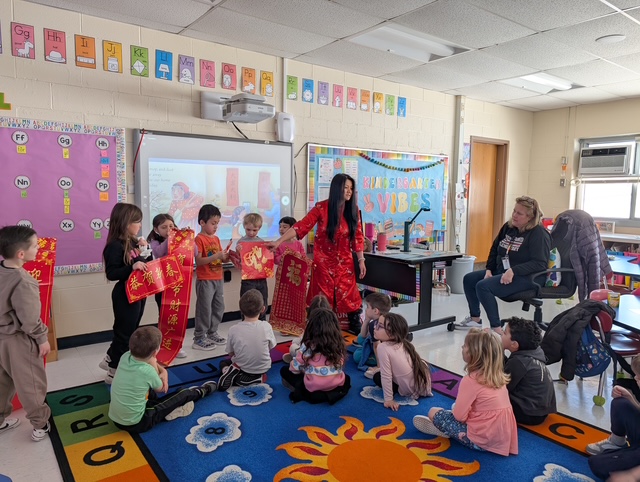 parent speaking to kids