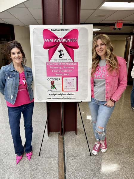 Gina Keely and PTA President, Claudia Pira