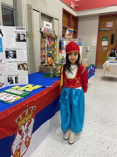 Student at event
