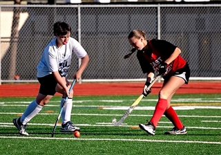 Field Hockey action