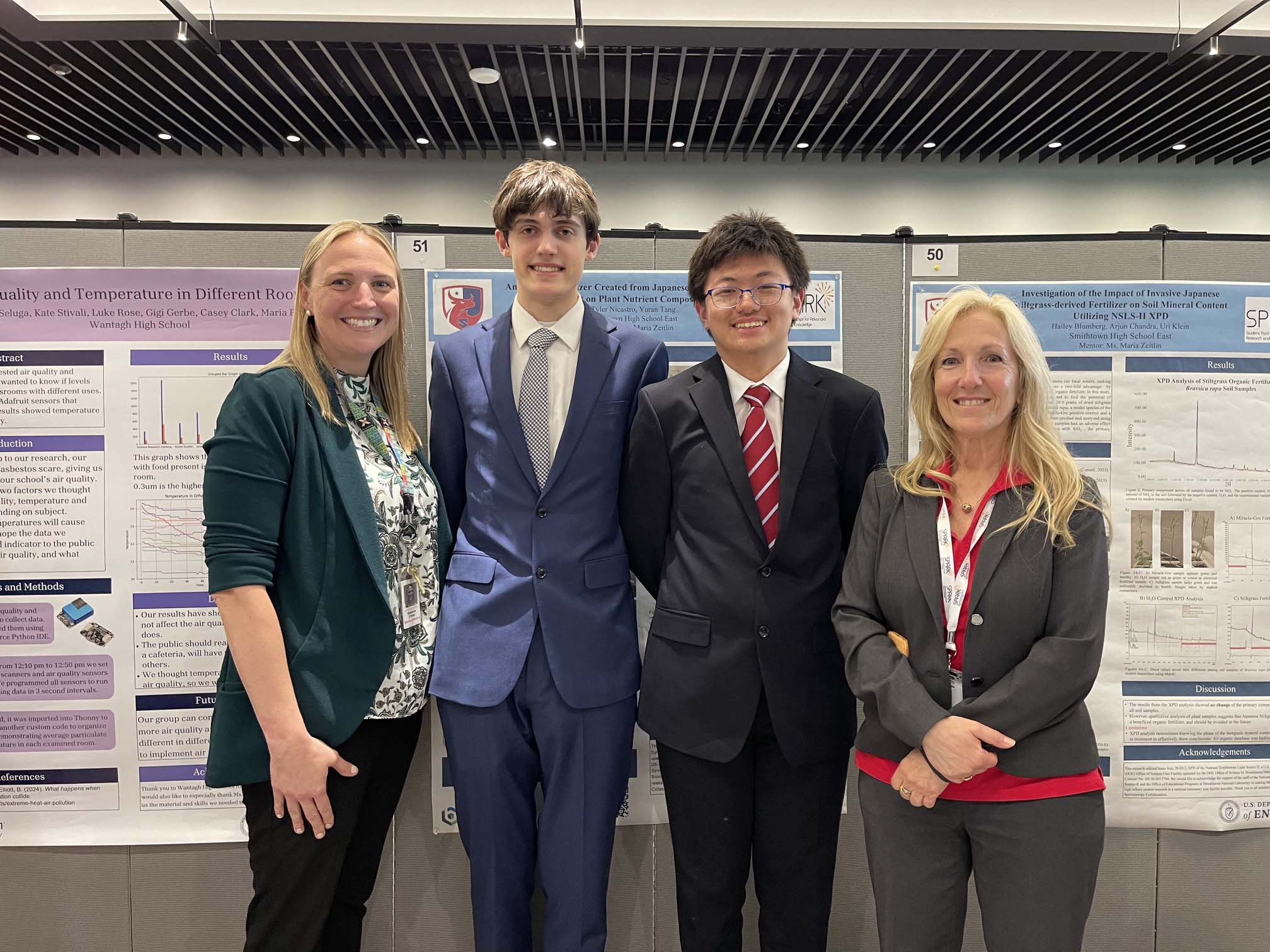 Students with Dr. Stephanie O'Brien and Maria Zeitlin