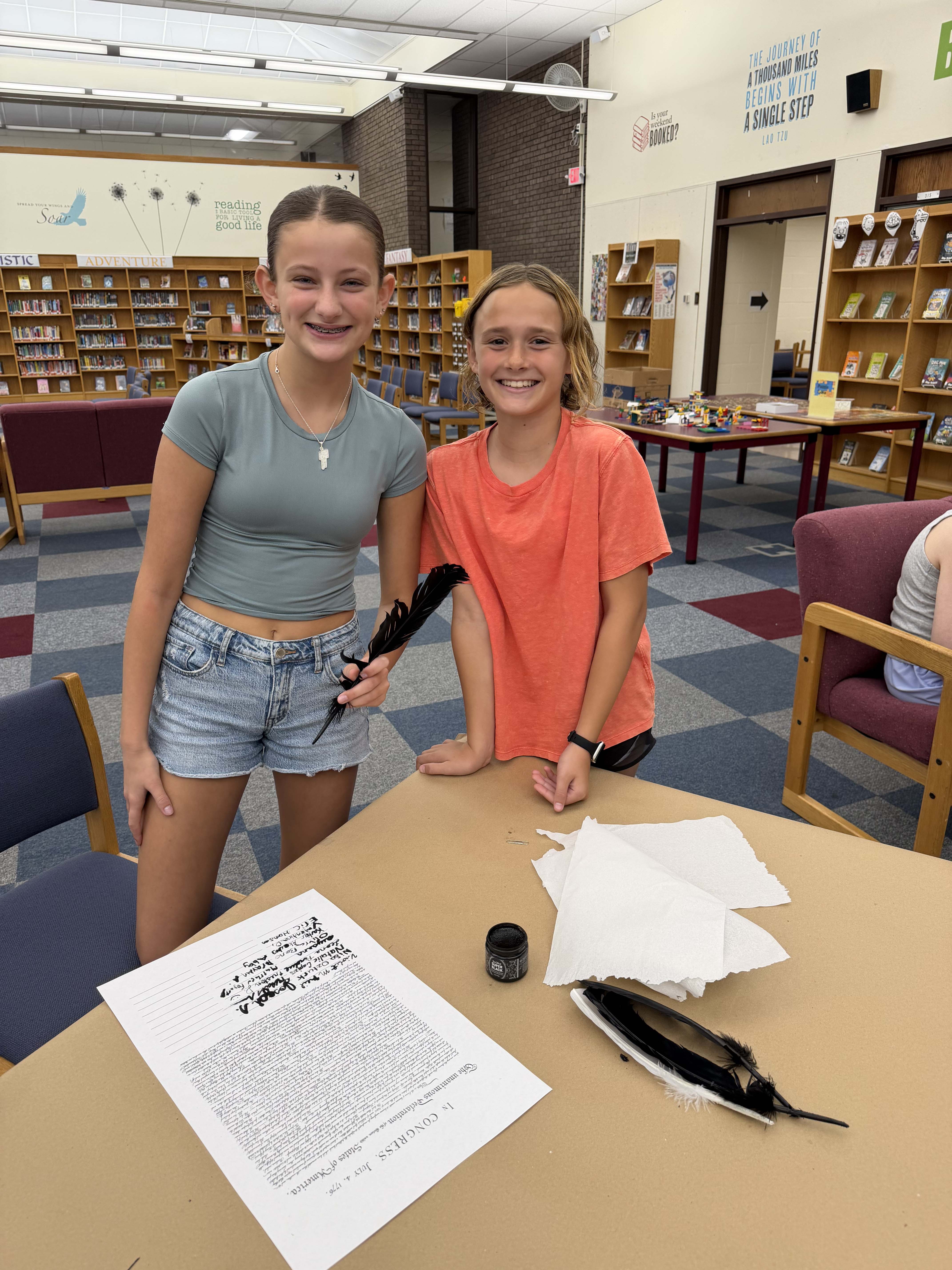 students smiling