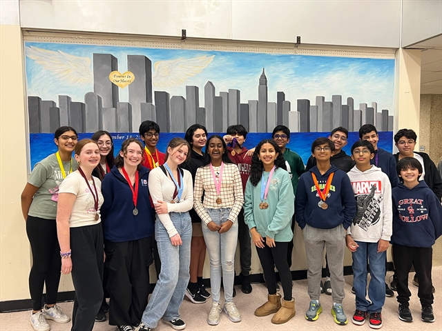 group picture with medals