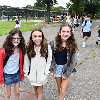 students smiling