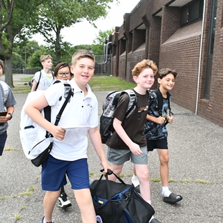 students smiling