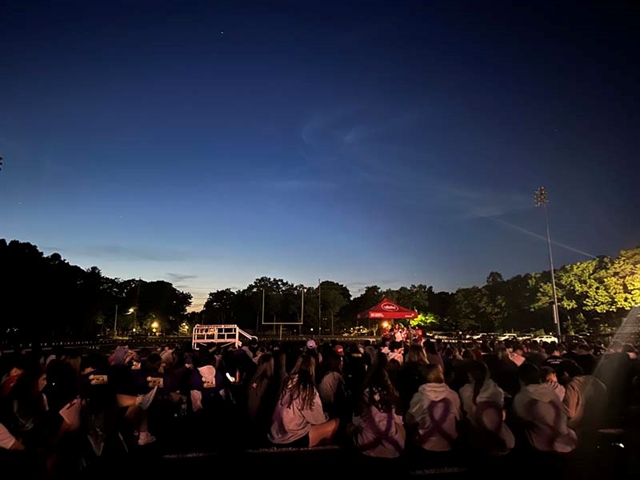 night sky at event