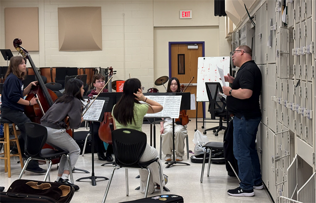 Brian McCoy teaching students