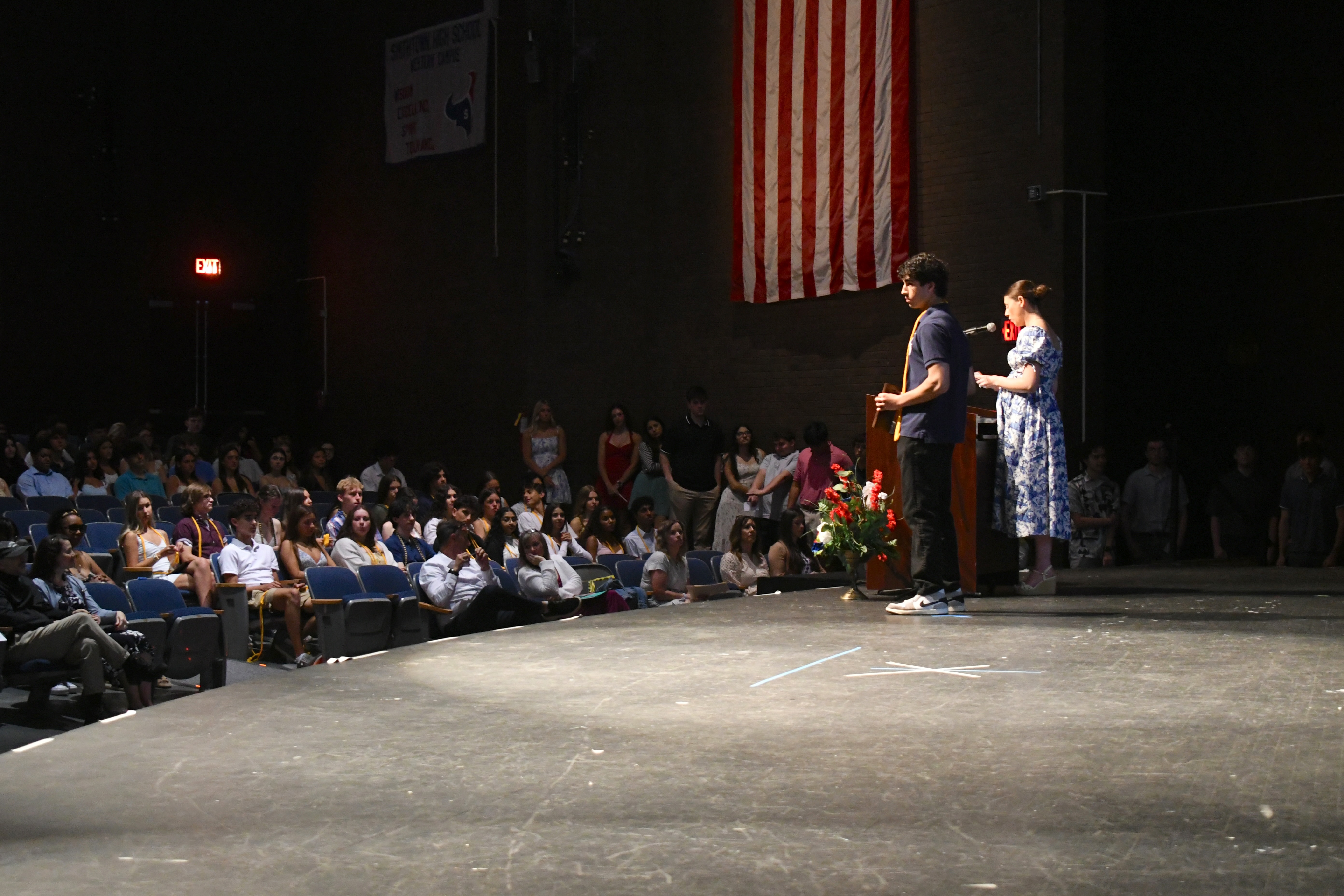 awards ceremony on stage
