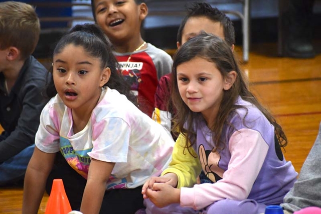 students watching