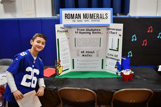 Students at St. James Math Fair