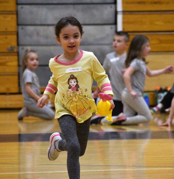 student running